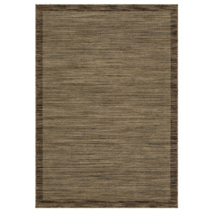 Oriental Weavers Warner Flatweave Wool Axminster Area Rug Warm Brown Tan Grid Indoor Accent 5'3" x 7'6" WWRN08160230ST