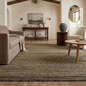 Oriental Weavers Warner Flatweave Wool Axminster Area Rug Warm Brown Tan Grid Indoor Accent 6'7" x 9'6" WWRN08200290ST