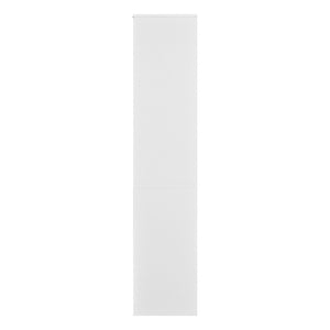 English Elm U_style 72 Inch Freestanding Bar Cabinet with App LED Lighting and Wine Storage White WY000555AAK
