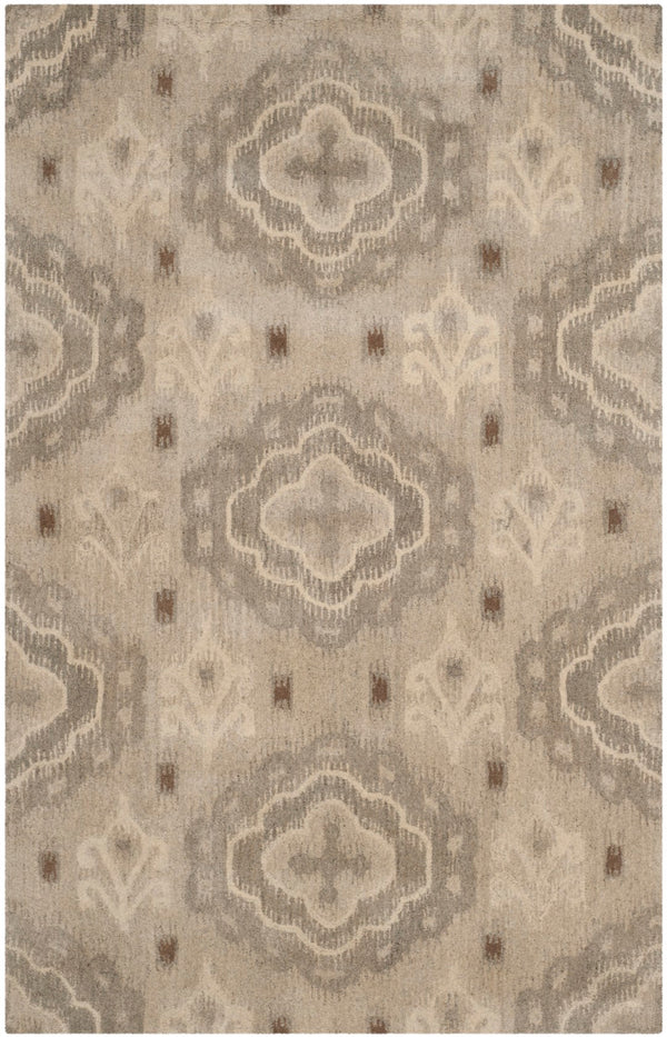 Safavieh Wyndham Hand-tufted Wool Area Rug - Artisanal Comfort & Elegant Design For Modern Living Spaces Silver Wool Pile Wyd153a-4