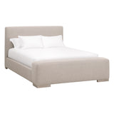 Warren Standard King Bed LiveSmart Gellar-Jute, Natural Gray Oak 7129-3.LGJUT/NG Essentials for Living