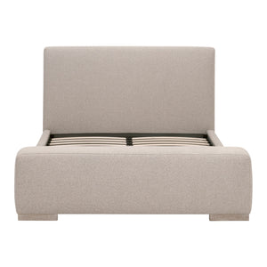 Warren Standard King Bed LiveSmart Gellar-Jute, Natural Gray Oak 7129-3.LGJUT/NG Essentials for Living