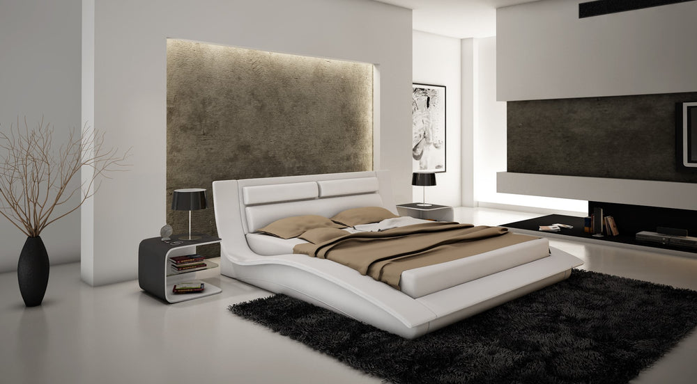 Wave Bed - Chic Curved Design for Elegant Bedrooms, Inviting Comfort and Impressive Style Upgrade