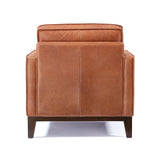 Wells Collection Chair Salt Flat - Wells Collection Chair Chestnut leather SFWELLCHR00CS Malouf