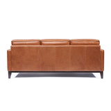 Wells Collection Sofa Salt Flat - Wells Collection Sofa Chestnut leather SFWELLSOF00CS Malouf