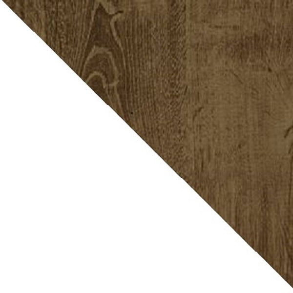 Manhattan Comfort Liberty Mid-Century Modern Nightstand White and Rustic Brown 204AMC69