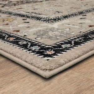 Karastan Rugs Zephyr Wiltshire Machine Woven Triexta Area Rug Oyster 2' 4" x 7' 10"