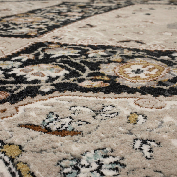 Karastan Rugs Zephyr Wiltshire Machine Woven Triexta Area Rug Oyster 2' 4" x 7' 10"