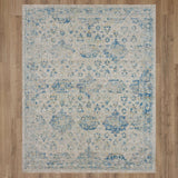 Karastan Rugs Zula Witsand Machine Woven Printed Polyester Area Rug Blue 8' x 10'