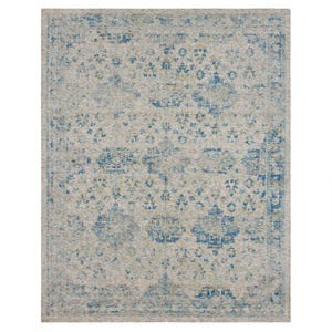 Karastan Rugs Zula Witsand Machine Woven Printed Polyester Area Rug Blue 8' x 10'