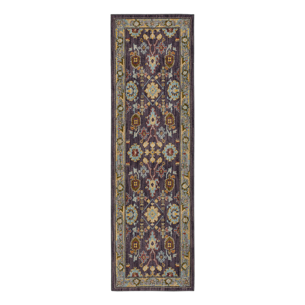Wrath Eggplant 2' 4" x 7' 10" Area Rug Karastan Rugs