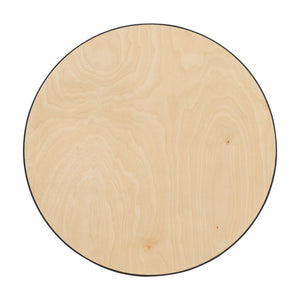 English Elm Lars Versatile Cocktail Table with Adjustable Heights for Dining, Events, and Home Use, Durable Design Natural 24" Round XA-24-COTA-GG