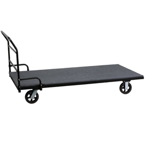 English Elm Neena Heavy-Duty Folding Table Dolly with Carpeted Platform for Effortless Bulk Transport XA-77-36-DOLLY-GG