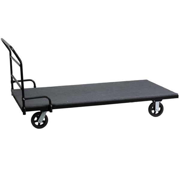 English Elm Neena Heavy-Duty Folding Table Dolly with Carpeted Platform for Effortless Bulk Transport XA-77-36-DOLLY-GG