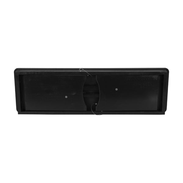 English Elm HERCULES 40" x 12" Rustic Pine Farmhouse Folding Bench with Locking Legs for Versatile Indoor Use XA-B-40X12-BW-GG