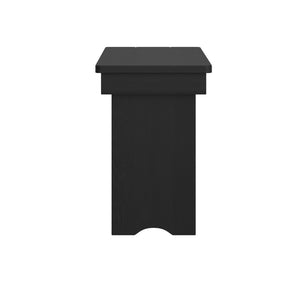 English Elm HERCULES 40" x 12" Rustic Pine Farmhouse Folding Bench with Locking Legs for Versatile Indoor Use XA-B-40X12-BW-GG