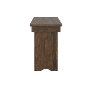 English Elm HERCULES 60" x 12" Rustic Solid Pine Folding Bench with Locking Legs for Farmhouse Charm & Versatility XA-B-60X12-GG