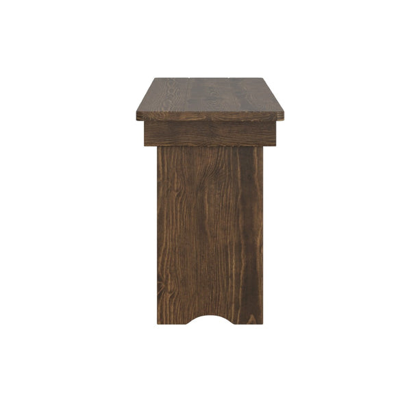 English Elm HERCULES 60" x 12" Rustic Solid Pine Folding Bench with Locking Legs for Farmhouse Charm & Versatility XA-B-60X12-GG