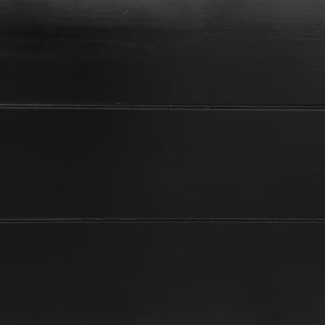 English Elm HERCULES Solid Pine Farmhouse Folding Bench - Durable, Stylish, and Perfect for Indoor or Event Use Black Wash XA-B-96X12-L-BW-GG