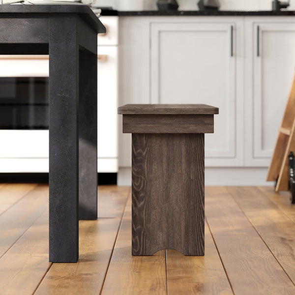 English Elm HERCULES Solid Pine Farmhouse Folding Bench - Durable, Stylish, and Perfect for Indoor or Event Use Mahogany XA-B-96X12-L-MG-GG