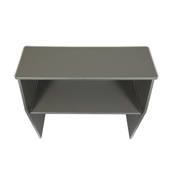 English Elm Amara Portable Foldable Bar for Events - Durable, Compact Design for Caterers and Home Entertainers Gray 4' XA-BAR-48-GY-GG