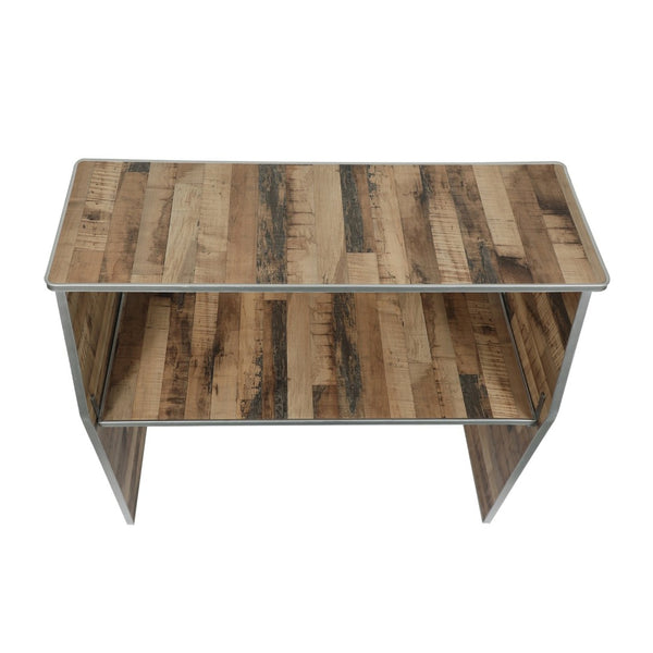 English Elm Amara Portable Foldable Bar for Events - Durable, Compact Design for Caterers and Home Entertainers Rustic Natural 4' XA-BAR-48-NAT-GG