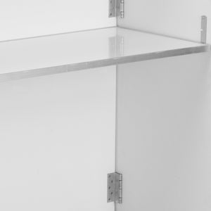 English Elm Amara Portable Foldable Bar for Events - Durable, Compact Design for Caterers and Home Entertainers White 4' XA-BAR-48-WH-GG