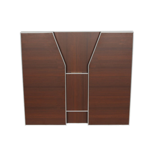 English Elm Amara Portable Foldable Bar for Events - Durable, Compact Design for Caterers and Home Entertainers Walnut Woodgrain 4' XA-BAR-48-WLT-GG