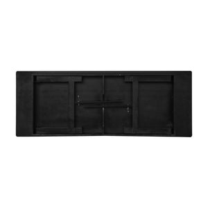 English Elm HERCULES Commercial Farmhouse Folding Table - Durable Solid Pine Design for Dining & Events, 10 Seats Black Wash 9'L x 40"W XA-F-108X40-BW-GG