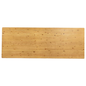 English Elm HERCULES Commercial Farmhouse Folding Table - Durable Solid Pine Design for Dining & Events, 10 Seats Light Natural 9'L x 40"W XA-F-108X40-LN-GG