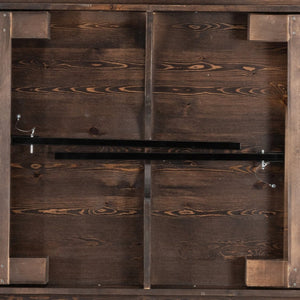 English Elm HERCULES Commercial Farmhouse Folding Table - Durable Solid Pine Design for Dining & Events, 10 Seats Mahogany 9'L x 40"W XA-F-108X40-MG-GG