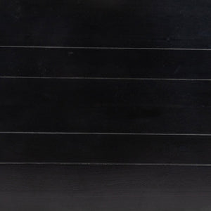 English Elm HERCULES Solid Pine Farm Dining Table – Rustic Charm for Family Meals & Gatherings in Any Space Black Wash 30"W x 46"L XA-F-46X30-BW-GG