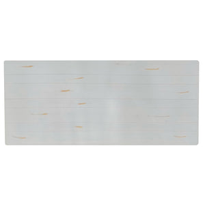 English Elm HERCULES Solid Pine Folding Farm Table with X Legs - Rustic Charm for Dining and Events, 880 lbs Capacity Antique Rustic White 8'L x 40"W XA-F-96X40-XLEGS-WH-GG