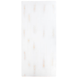 English Elm HERCULES Folding Farm Table and Bench Set - Rustic Pine Dining Solution for Home and Events Antique Rustic White 7'L x 40"W XA-FARM-1-WH-GG