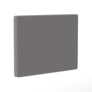 English Elm Hugo Upholstered Headboard with Integrated Charging Hub – Modern Faux Linen Design for Bedrooms Gray Twin XH-8461-T-GRY-GG