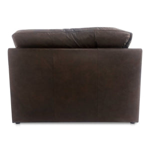 Moe's Home Thurlow Modular Sectional Sofa In Espresso Brown Leather – Timeless Comfort With Modern Elegance Brown Upholstery, 100% Top Grain Leather,High Density Foam,Fiber And Feather Fill Xq-1015-20