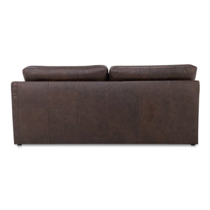 Moe's Home Thurlow Modular Sectional Sofa In Espresso Brown Leather – Timeless Comfort With Modern Elegance Brown Upholstery, 100% Top Grain Leather,High Density Foam,Fiber And Feather Fill Xq-1017-20