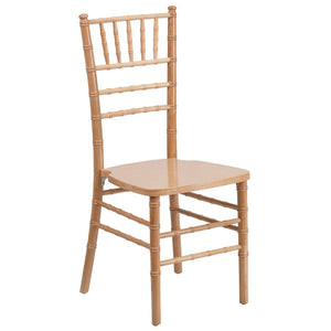 English Elm HERCULES Series Elegant Chiavari Chair for Weddings and Events - Durable, Stackable, Ready to Use Natural XS-NATURAL-GG