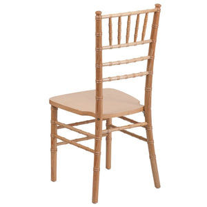 English Elm HERCULES Series Elegant Chiavari Chair for Weddings and Events - Durable, Stackable, Ready to Use Natural XS-NATURAL-GG
