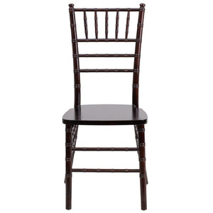English Elm HERCULES Series Elegant Chiavari Chair for Weddings and Events - Durable, Stackable, Ready to Use Walnut XS-WALNUT-GG