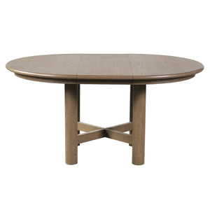 English Elm Wood Oval Extendable Rubberwood Dining Table Seats Six with Leaf for Kitchen Espresso XT000001AAP