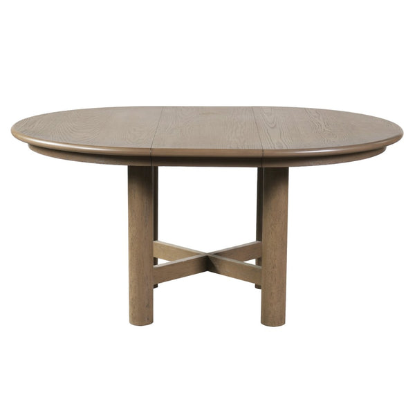 English Elm Wood Oval Extendable Rubberwood Dining Table Seats Six with Leaf for Kitchen Espresso XT000001AAP
