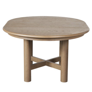 English Elm Wood Oval Extendable Rubberwood Dining Table Seats Six with Leaf for Kitchen Espresso XT000001AAP