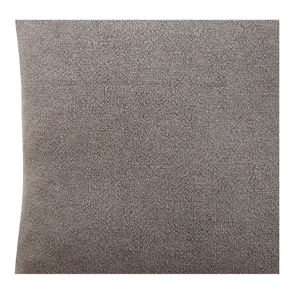 Moe's Home Prairie Pillow Collection: Luxurious Linen Blend With Soft Feather Insert For Casual Elegance Brown Cover, 45% Rayon,55% Linen,560 Gsm,Insert, 100% Feather Xu-1025-39