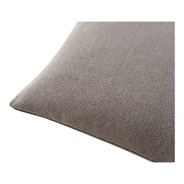 Moe's Home Prairie Pillow Collection: Luxurious Linen Blend With Soft Feather Insert For Casual Elegance Brown Cover, 45% Rayon,55% Linen,560 Gsm,Insert, 100% Feather Xu-1025-39