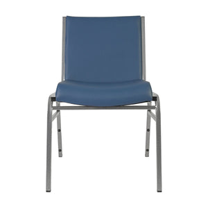 English Elm HERCULES Series Heavy-Duty Padded Stack Chair for Versatile Seating in Offices, Churches & Events Navy Vinyl XU-60153-NVY-VYL-GG