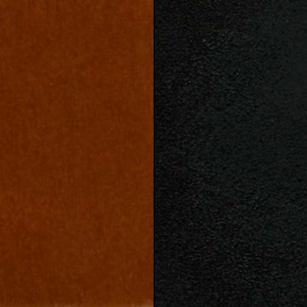 English Elm HERCULES Series Durable Swivel Barstool with Ladder Back Design for Restaurants and Home Use Cherry Wood Seat/Black Metal Frame XU-6F8B-LADSWVL-CHYW-GG