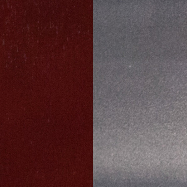 English Elm HERCULES Silver Antique Finish Metal Restaurant Chair with Classic X Back Design for Comfort & Style Mahogany Wood Seat/Clear Coated Metal Frame XU-6FOB-CLR-MAHW-GG