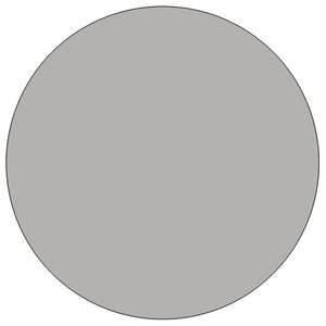 English Elm Wren Activity Table for Young Learners - Height Adjustable, Durable Design for Classrooms & Playrooms Gray 42" Round XU-A42-RND-GY-H-P-GG