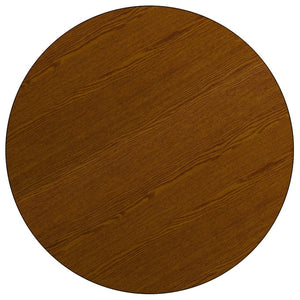 English Elm Wren Activity Table for Young Learners - Height Adjustable, Durable Design for Classrooms & Playrooms Oak 42" Round XU-A42-RND-OAK-H-P-GG